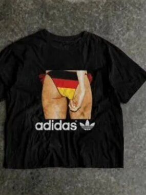 Adidas Graphic Print Black T-Shirt